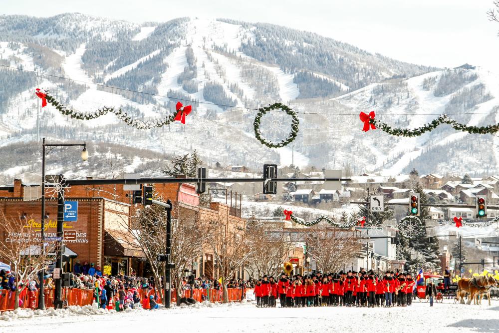 Steamboat Springs Winter Carnival Skiing Band