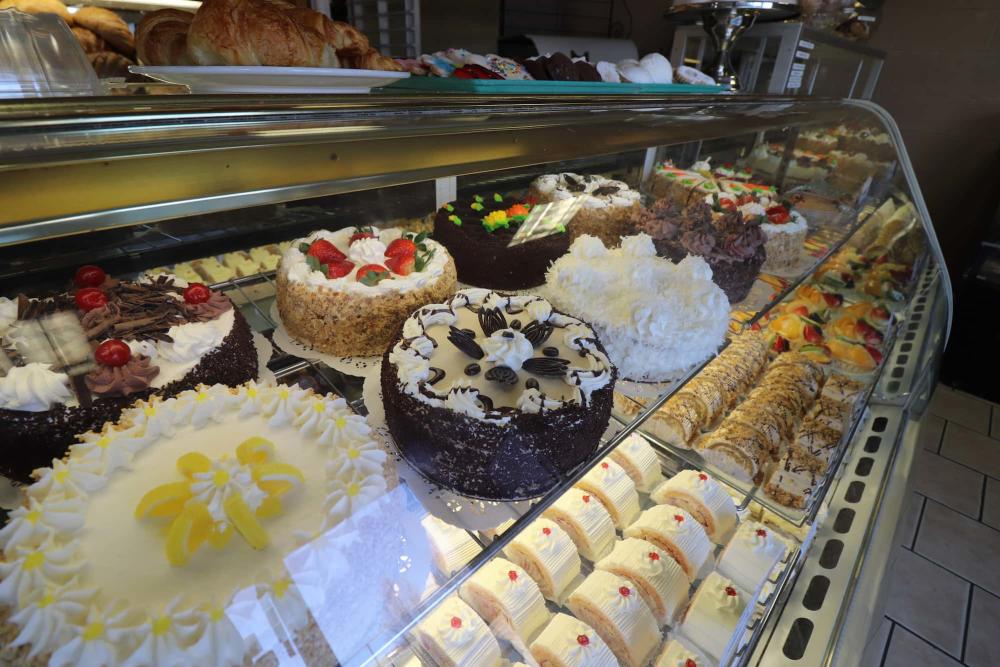 Dessert Case at Bagatelle Bakery and Cafe in Wichita