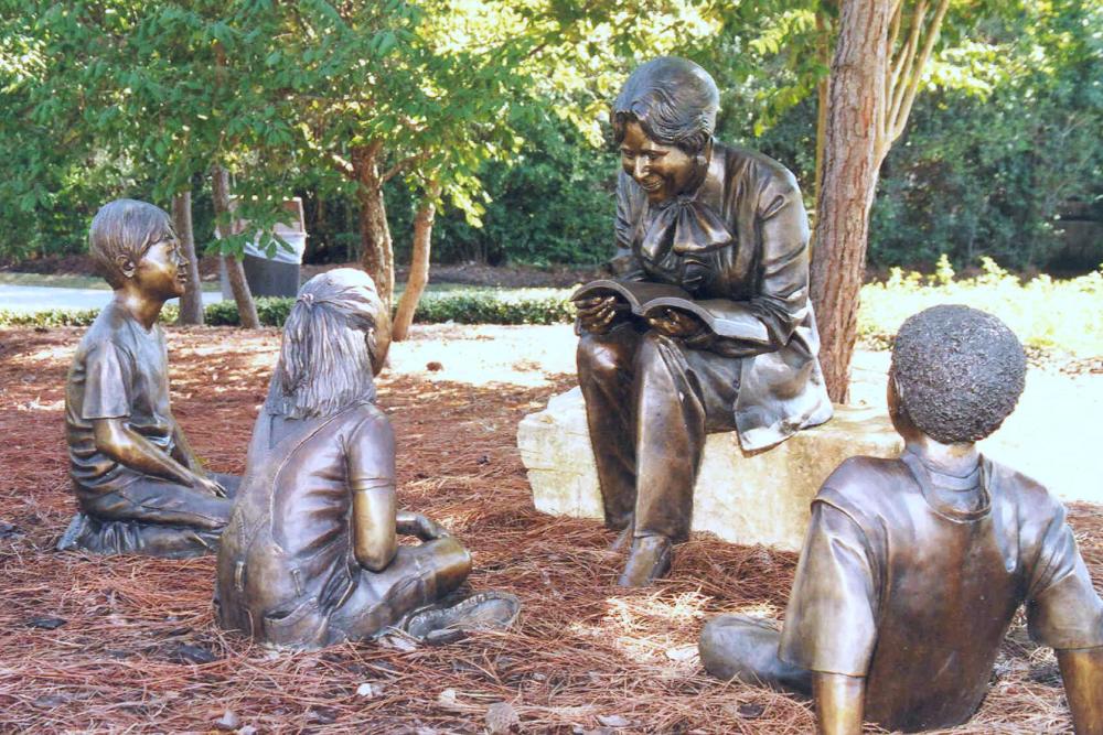 Cynthia Woods Mitchell Statue