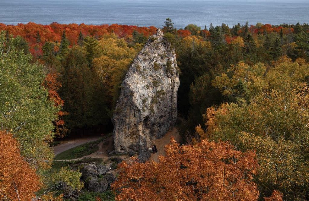 View of Sugar Loaf During Autumn