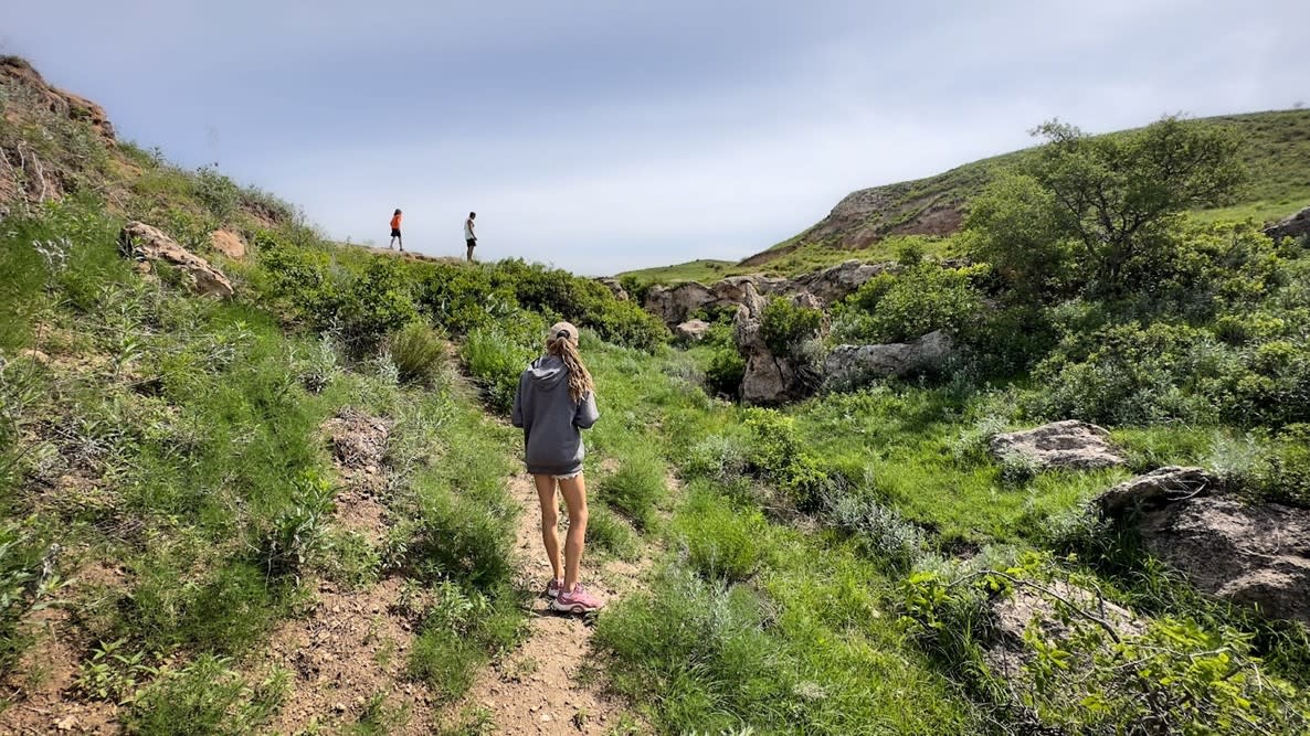 Family at Battle Canyon at Punished Woman’s Fork