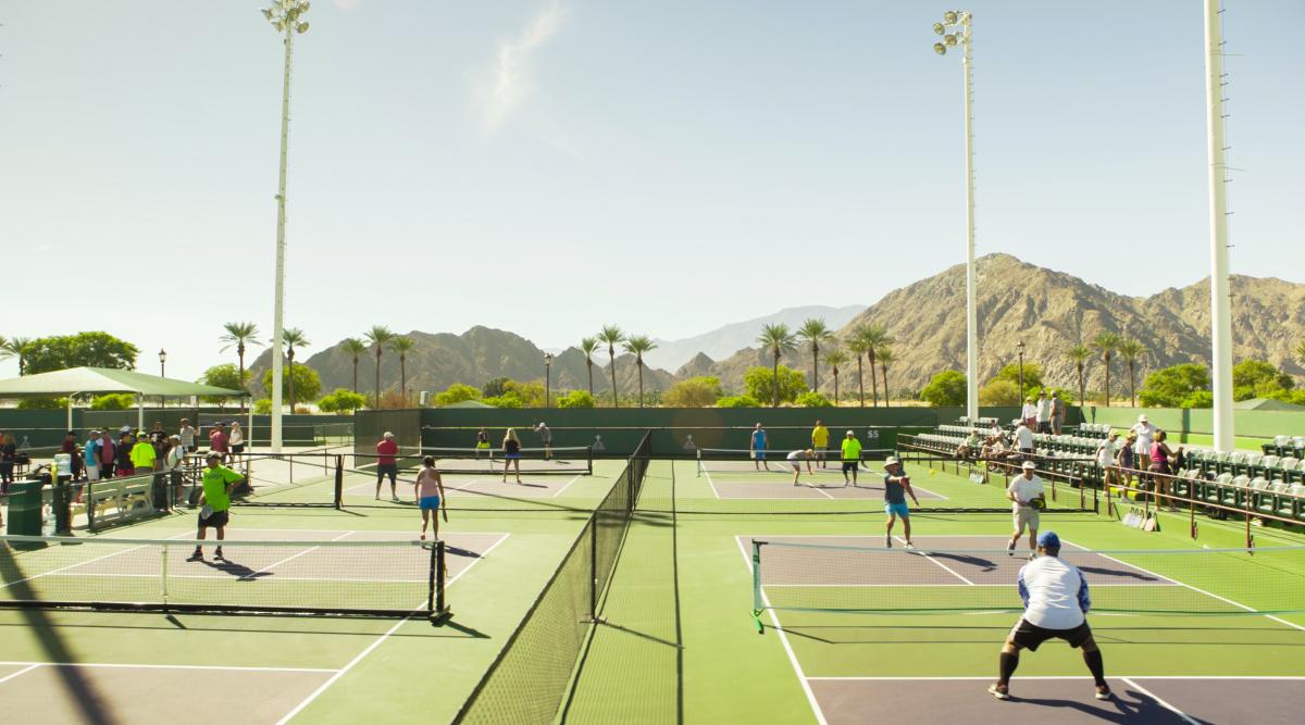 Pickleball at Indian Wells Tennis Garden