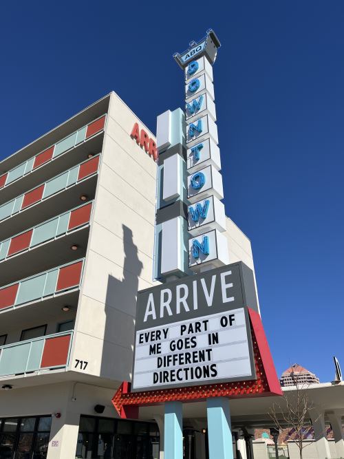 ARRIVE Albuquerque sign