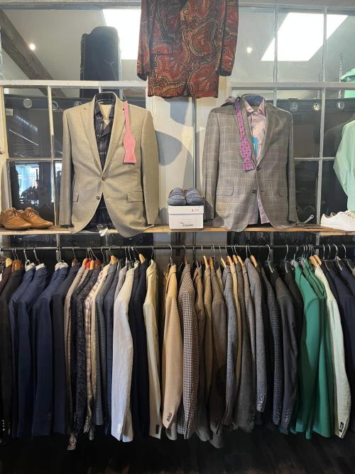 Eureka Menswear Suit Jacket Display