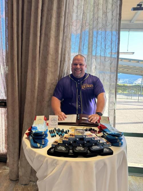 EZ at sports conference 2 olympics sales mission lot
