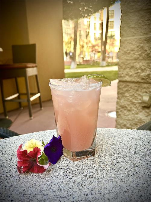 Prickly Pear Margarita at Tempe Mission Palms