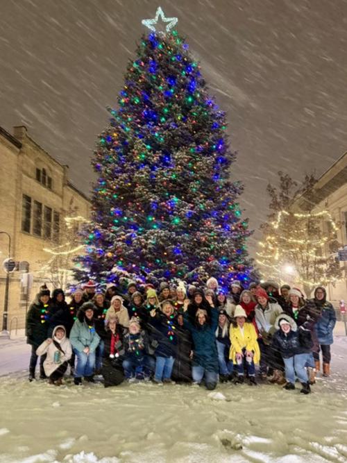 Downtown Traverse City Christmas Tree
