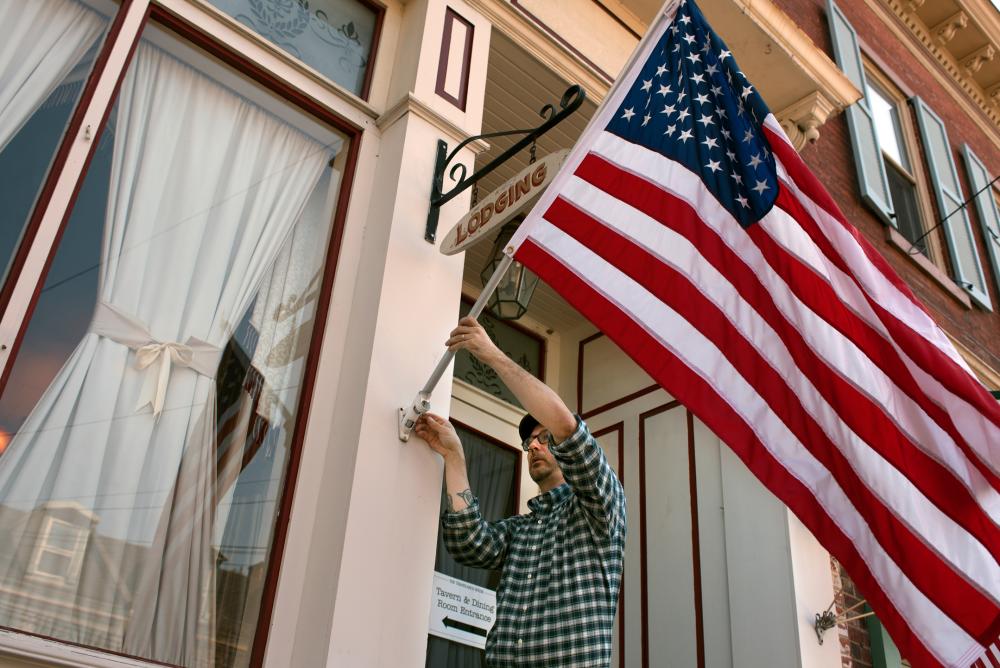 Newtown American Flag
