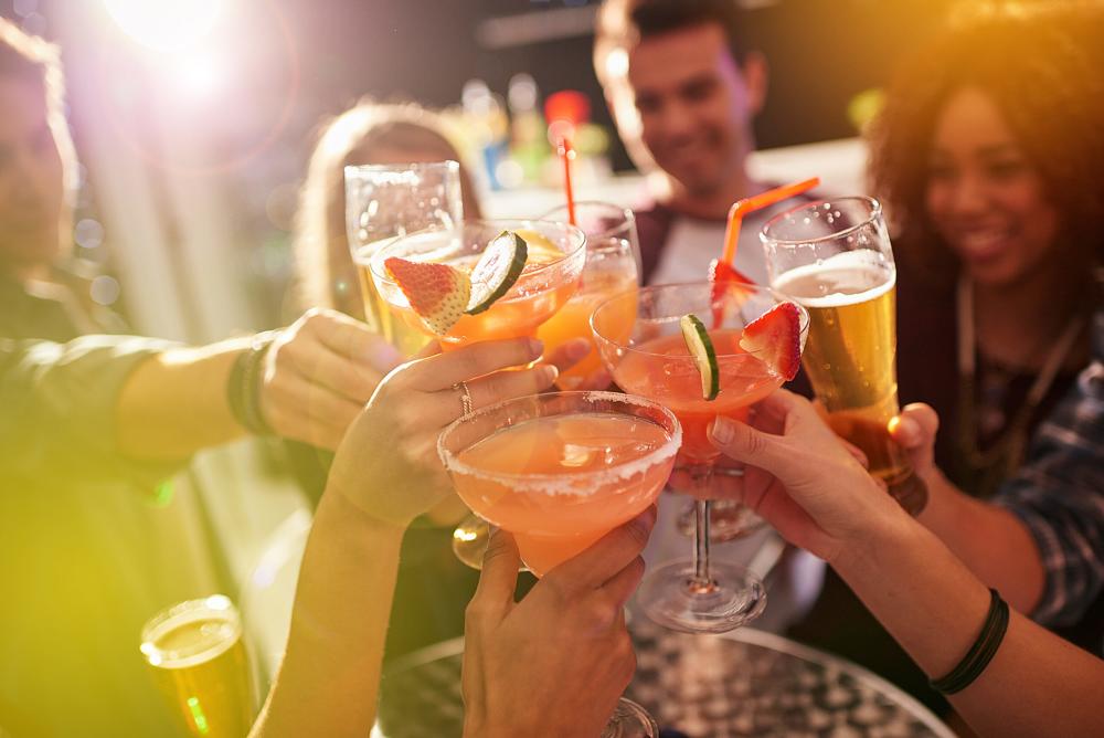people at happy hour
