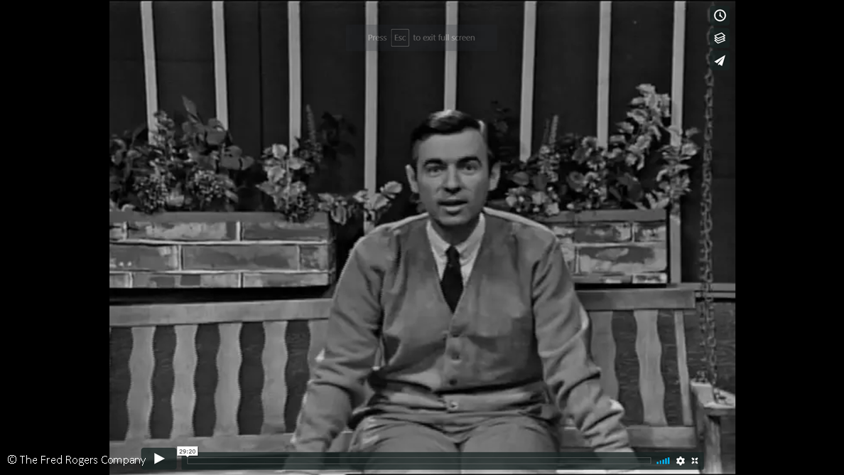 Fred Rogers first episode