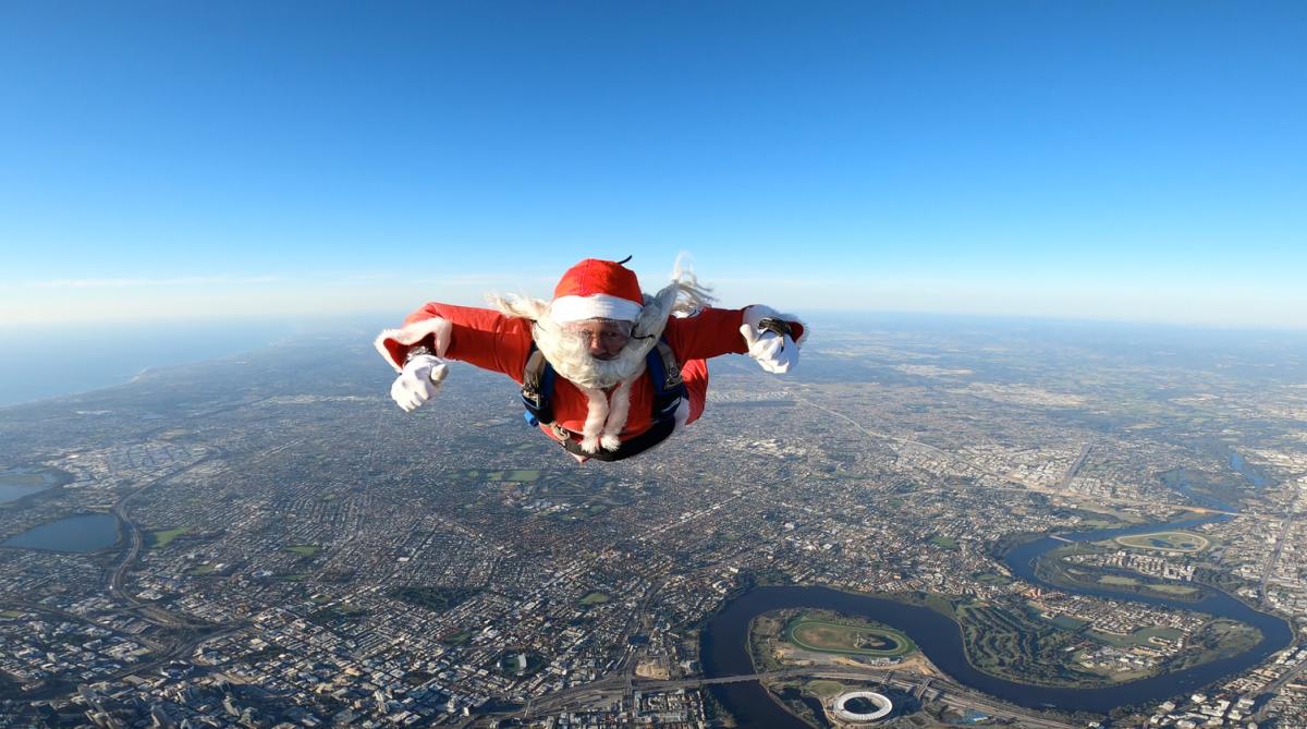 Santa Skydiving with Skydive Perth City