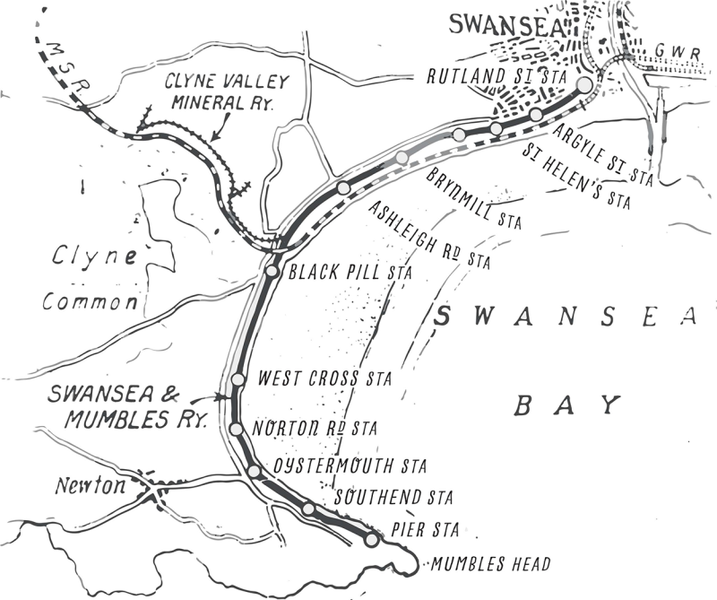 Mumbles Railway Map