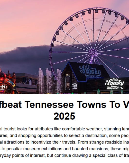 10 Offbeat Towns to Visit in 2025 - World Atlas