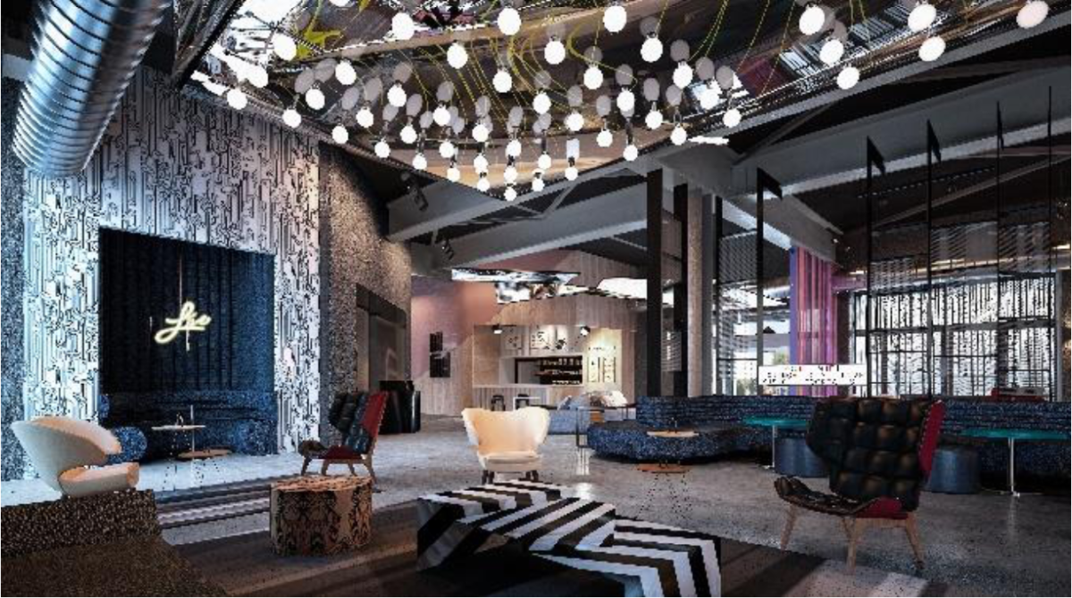 Aloft Lobby Rendering