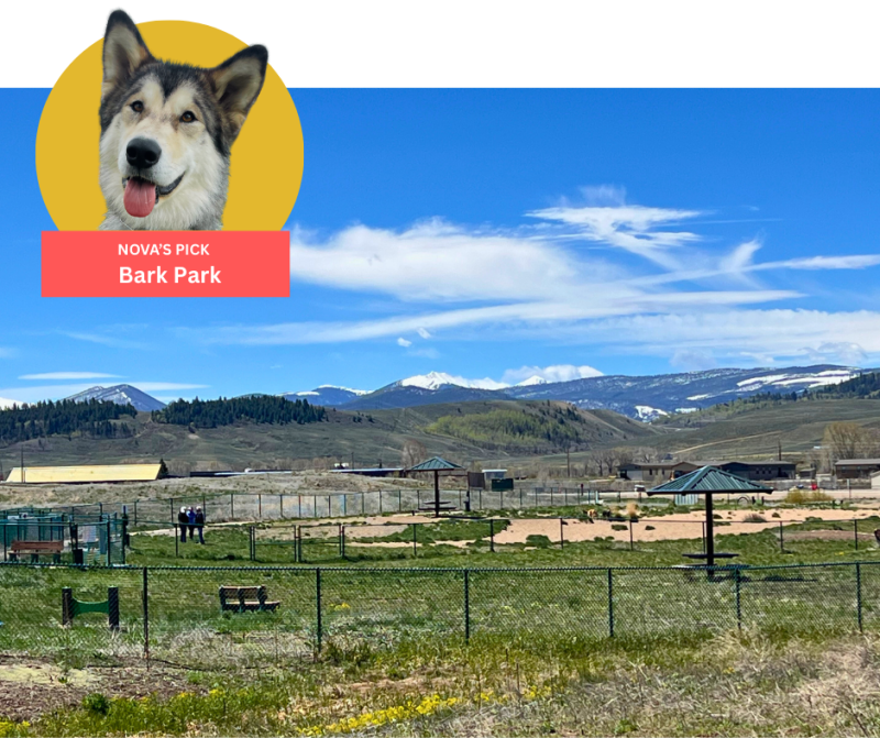 Dog Friendly Granby Bark Park -  Nova's Pick