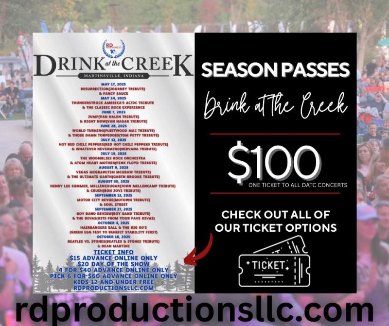 Drink at the Creek Season Passes