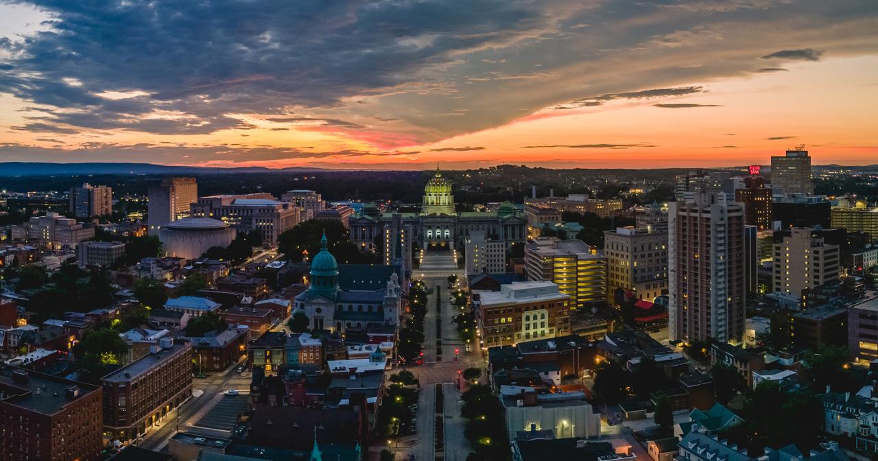 Harrisburg City Night