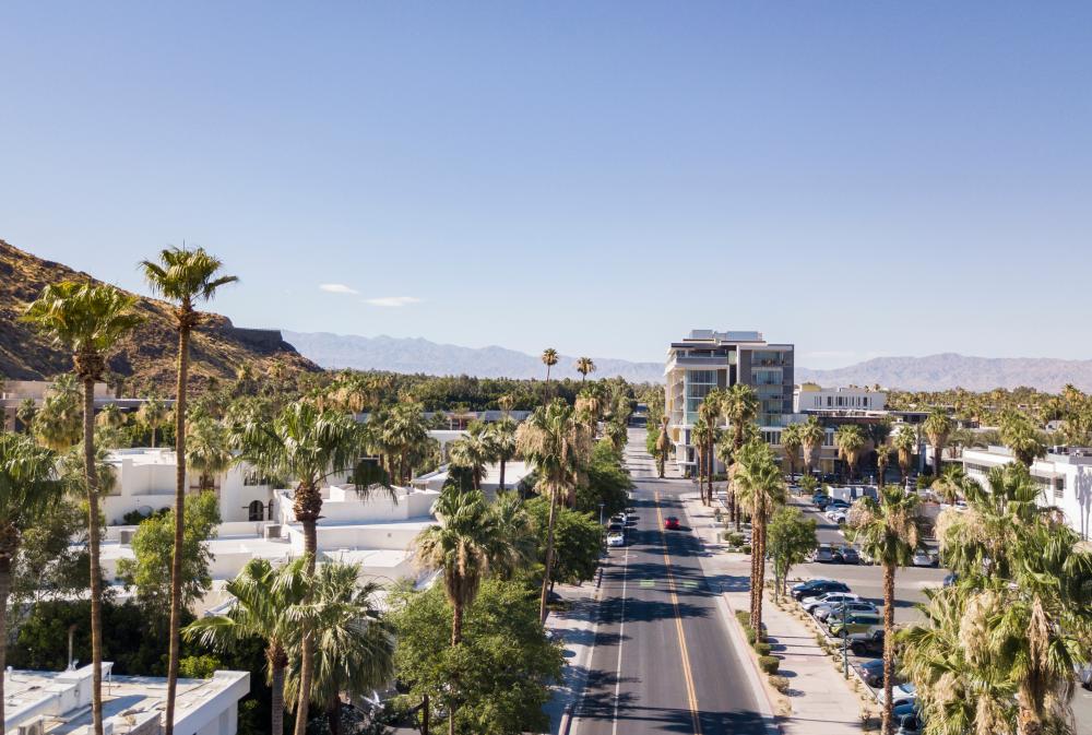 Aerial Photo of Downtown Palm Springs