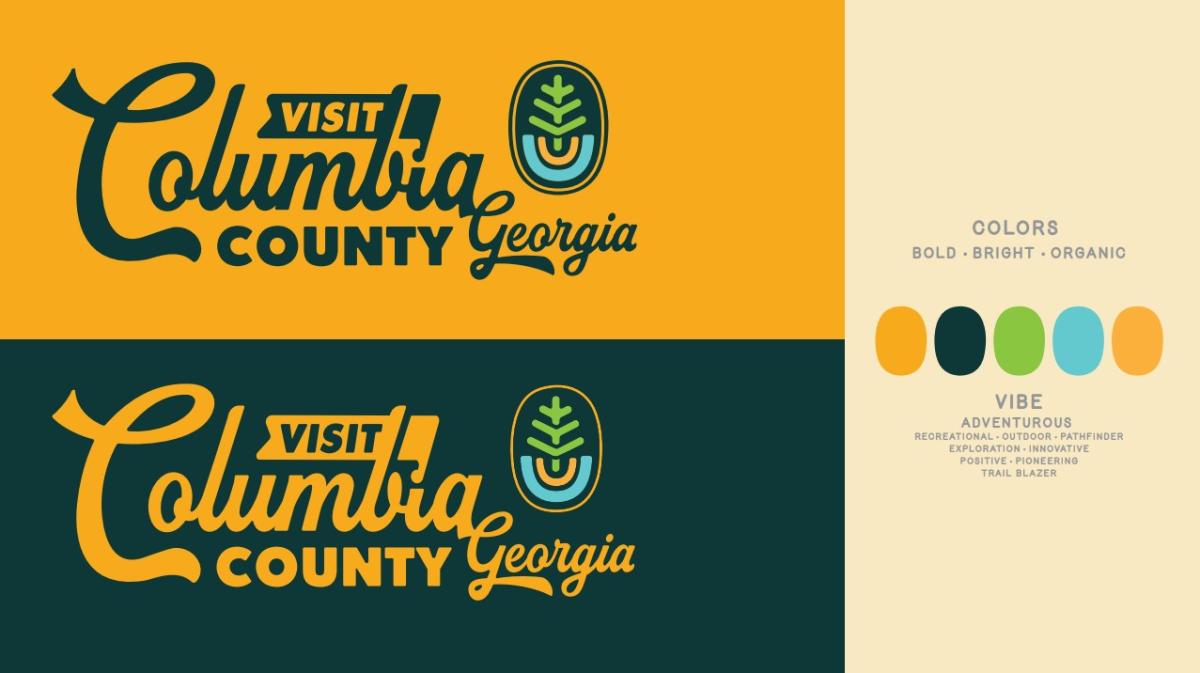 Visit Columbia County Logo Applications