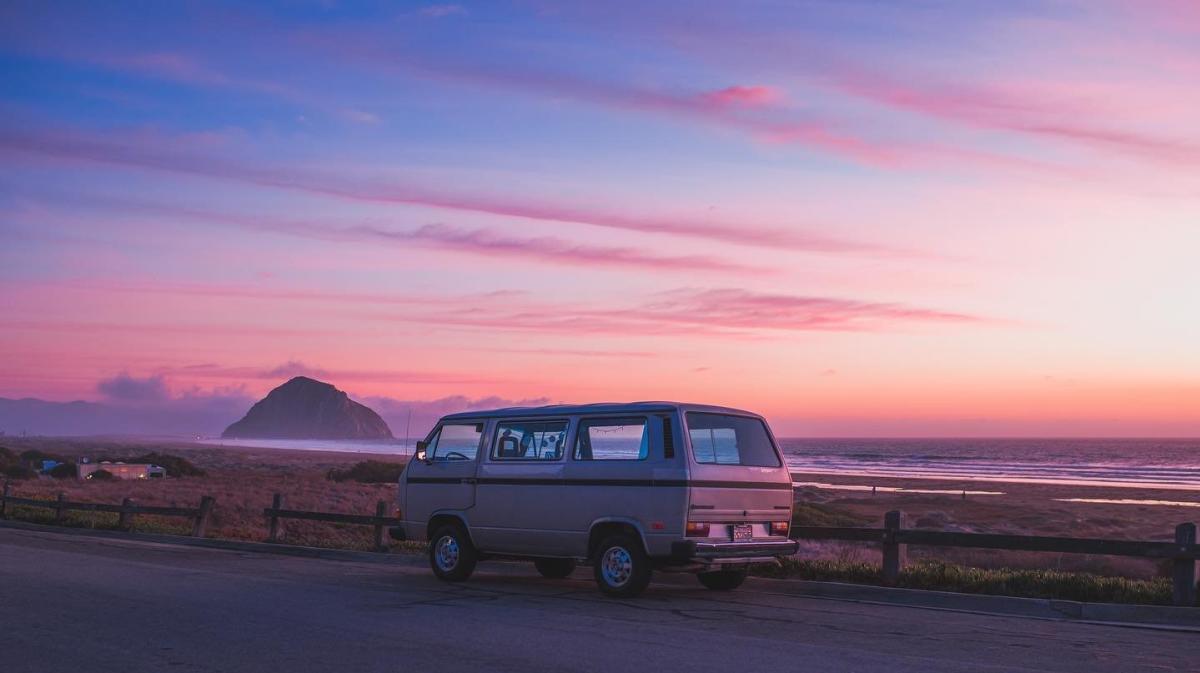 Van at Morro Bay