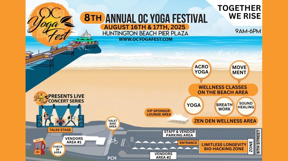 2025 OC Yoga Fest map