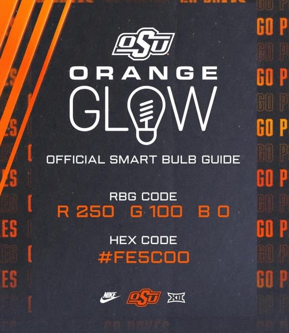 Orange Glow Color