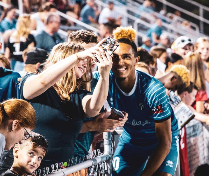 Lionsbridge FC selfie
