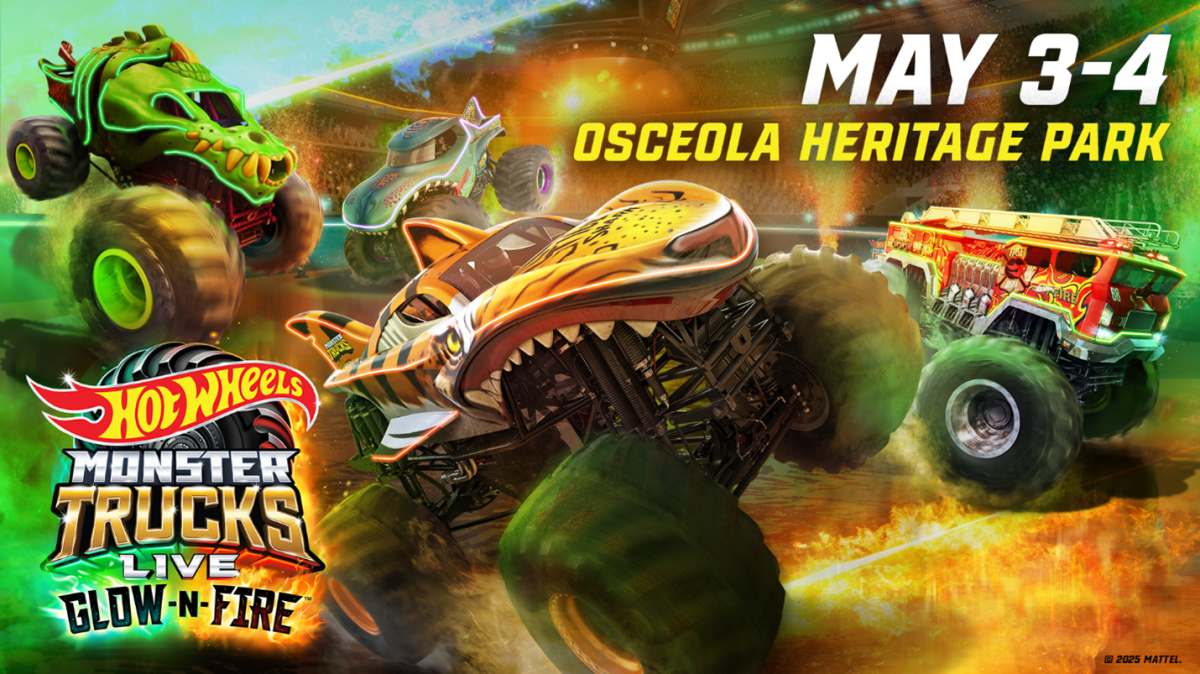 Hot Wheels Monster Trucks Live Glow-N-Fire