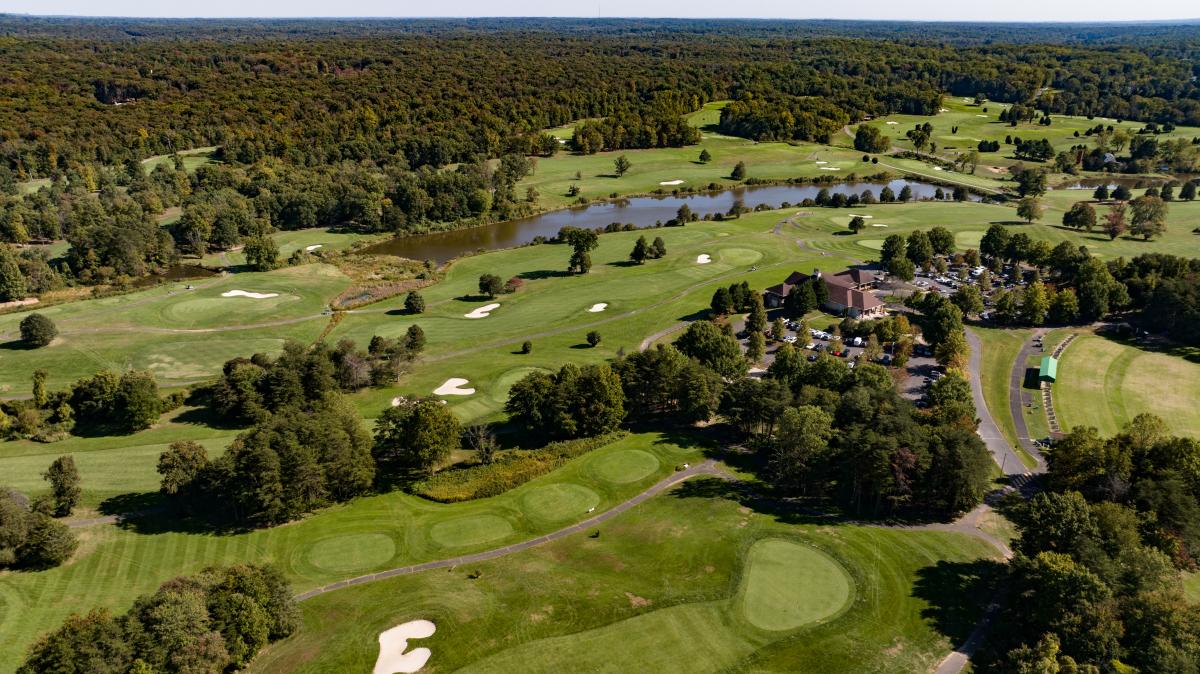 Drone Shot of Braddock Park Golf Course - Clifton - Sports