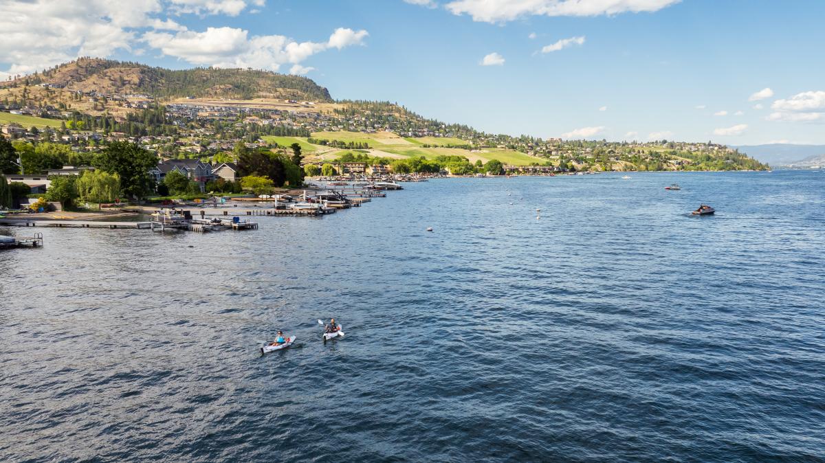 West Kelowna Paddling near Frind
