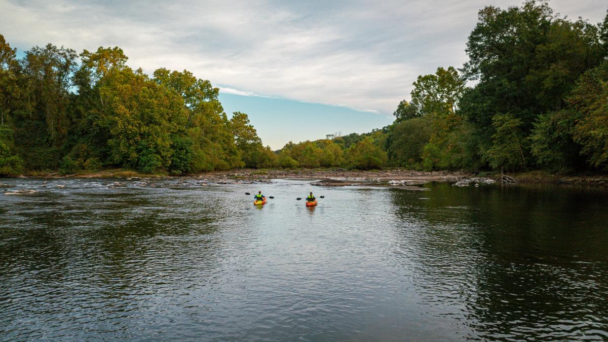 Oconee River Greenway kayakers