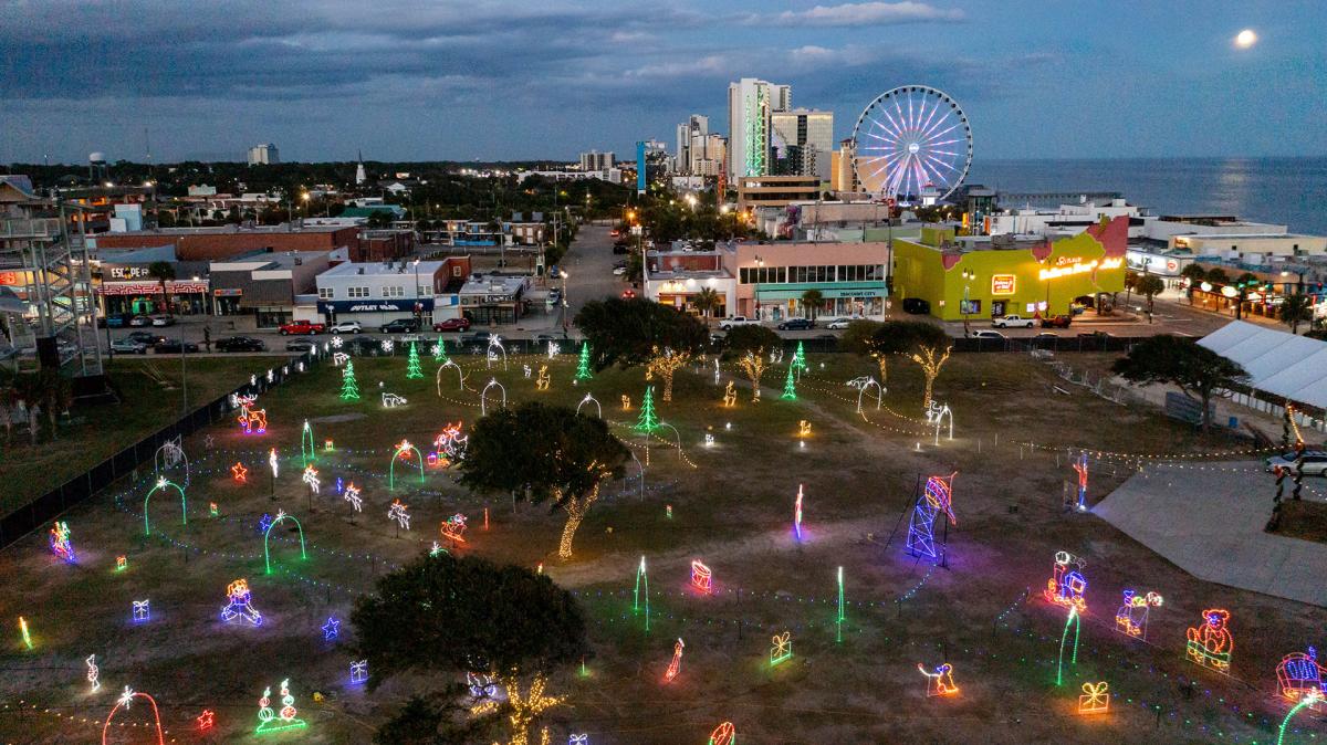 Where To See Christmas Lights On The Grand Strand The Strand Myrtle