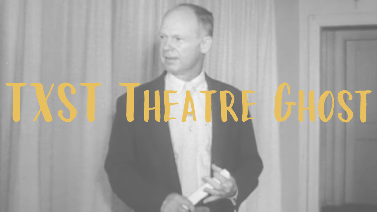 Legend has it, the Texas State Theatre building is haunted by a ghost named Ramsey. Ramsey Yelvington died of a heart attack on July 26, 1973 - the opening night for his 18th and final play, The Folklorist, at the Texas State Theatre Center. Ramsey reportedly keeps watch over the space, and maybe turns the lights on and off when he feels like it...