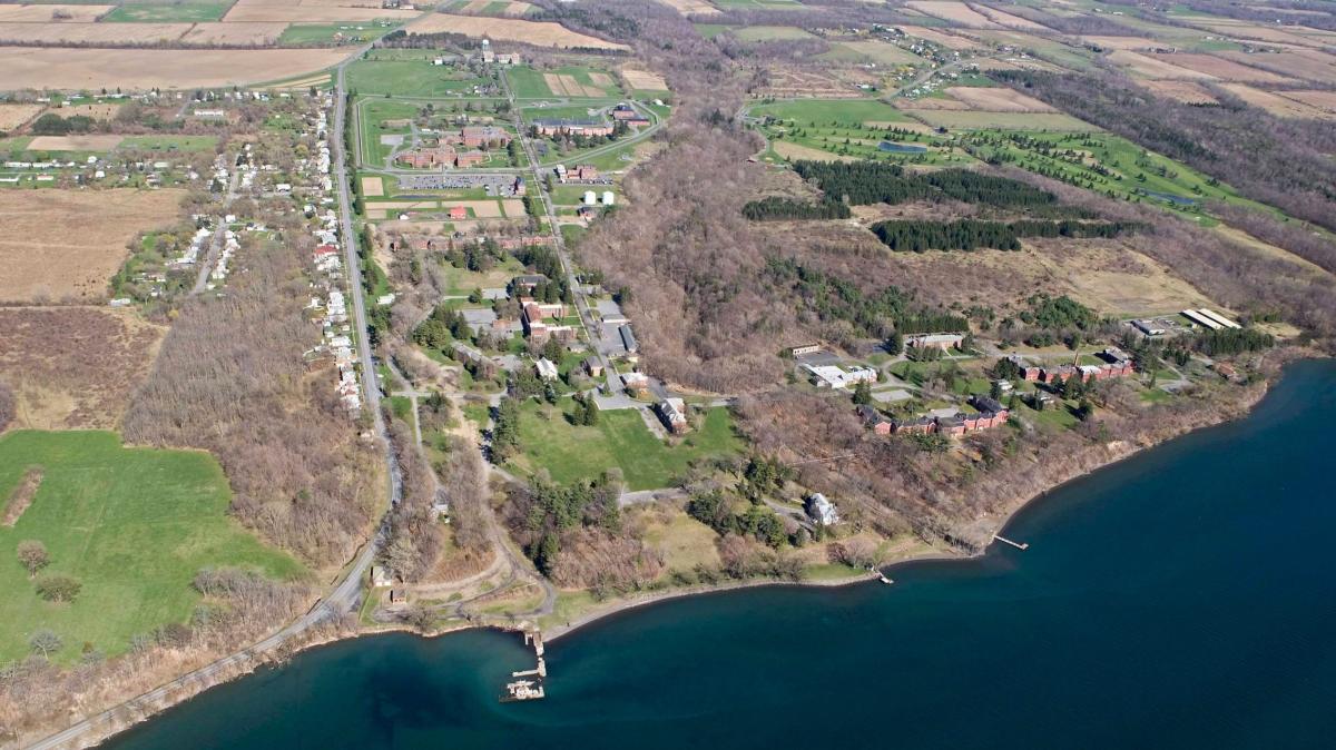 aerial view of the willard campus