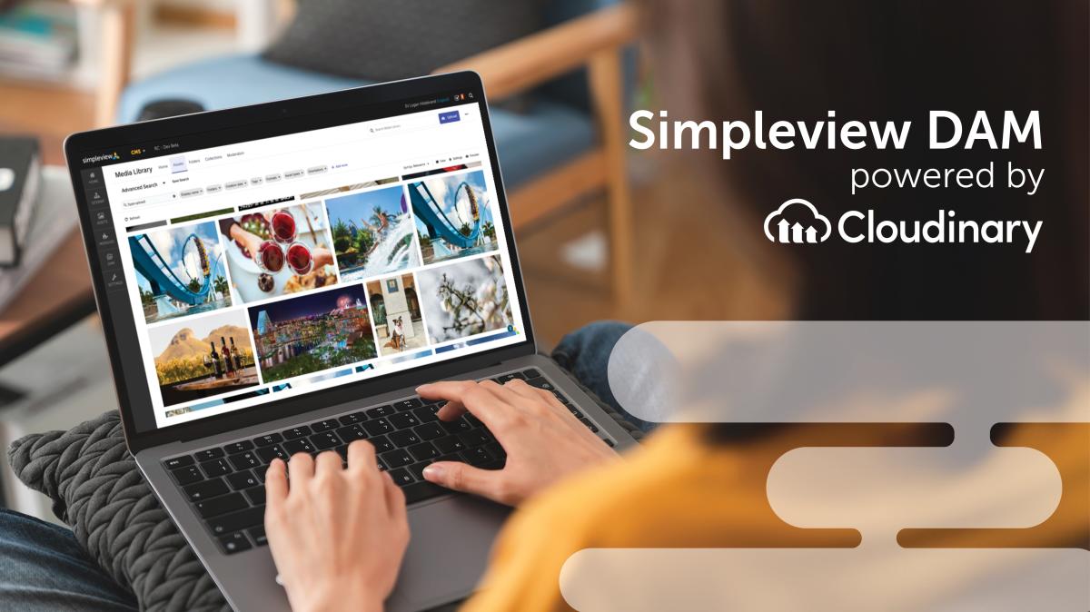 Simpleview DAM powered by Cloudinary - Hero image for press release | Simpleview Inc