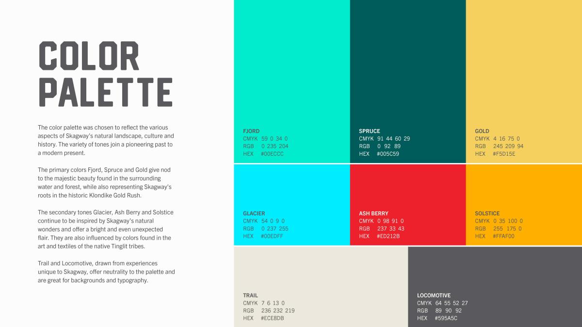 Explore Skagway Alaska Color Palette | Simpleview Inc