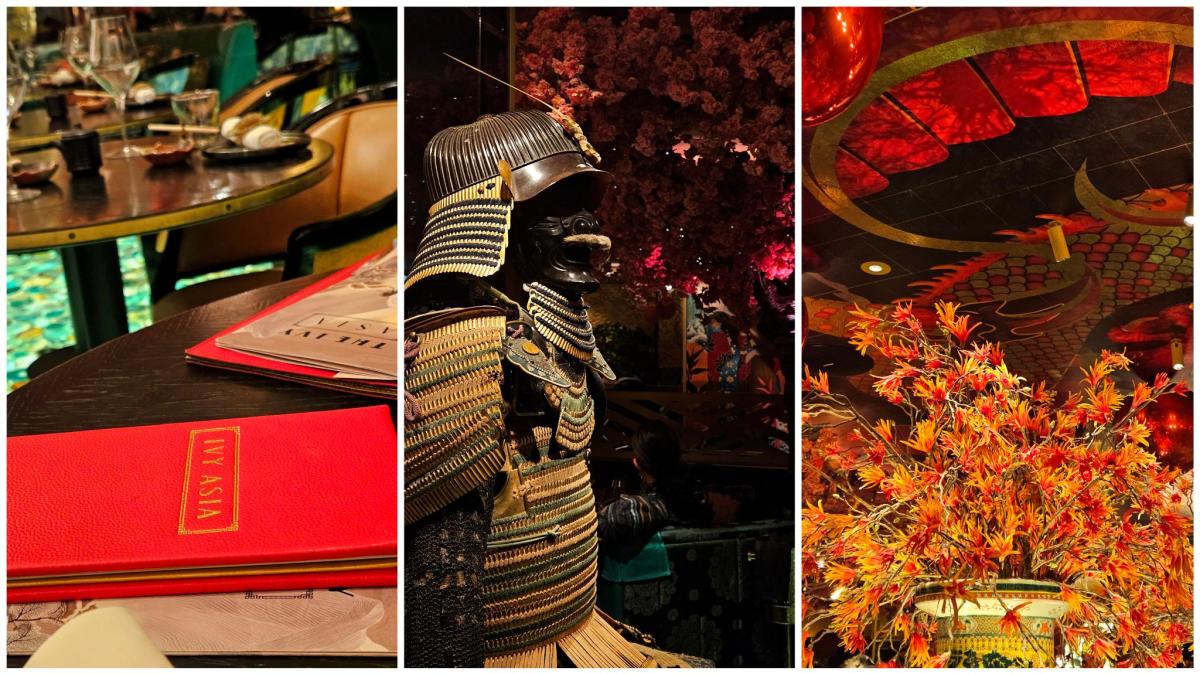 Expect theatre at The Ivy Asia in Guildford, Surrey