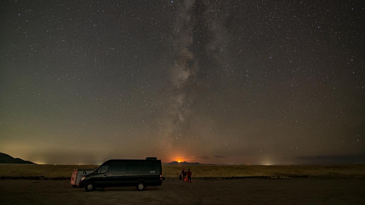 Antelope Island Dark Sky w/ Van 2