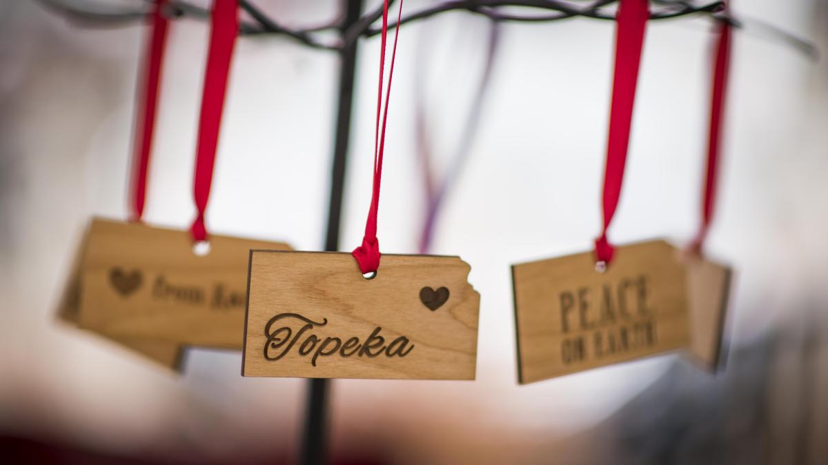 Copy of Topeka holiday ornament