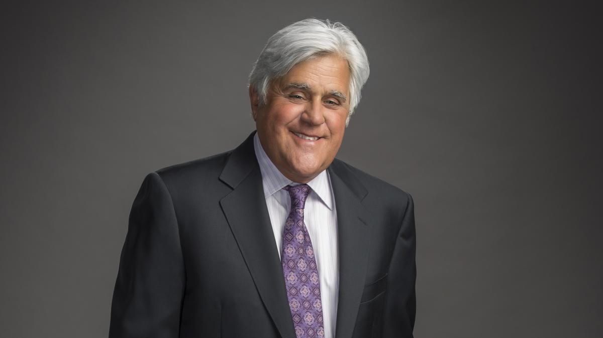 Jay Leno poses for a photo