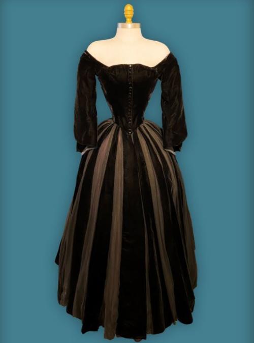 Black velvet dress worn by Ava Gardner in The Great Sinner.