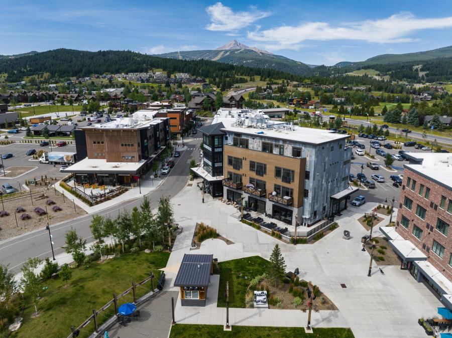 Town Center in Big Sky, Montana