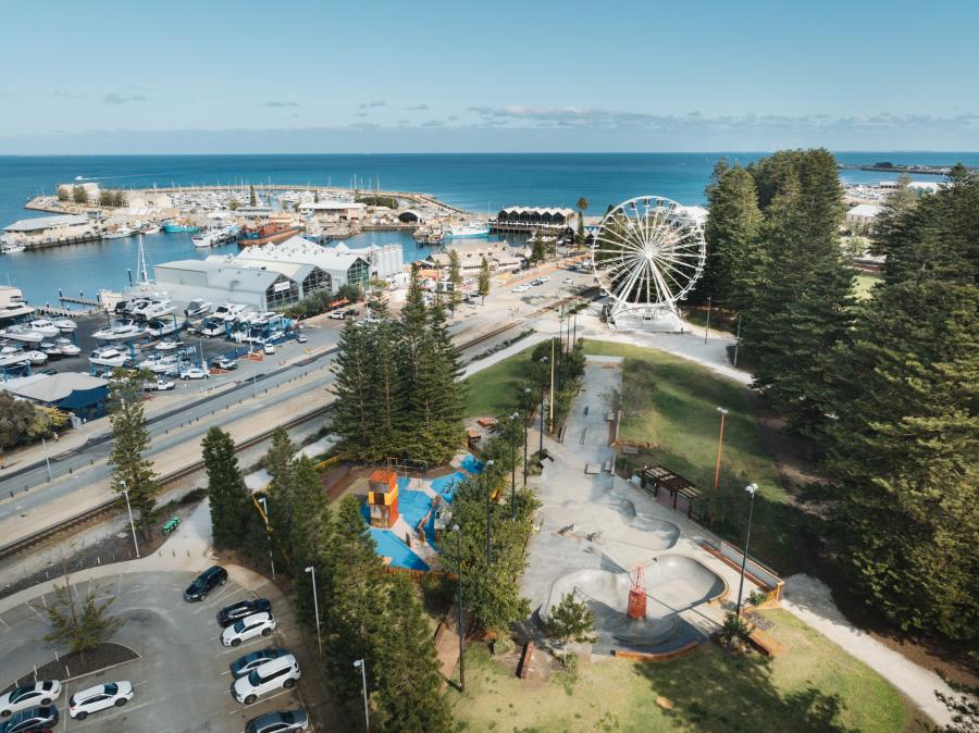 Fremantle Drone Shot