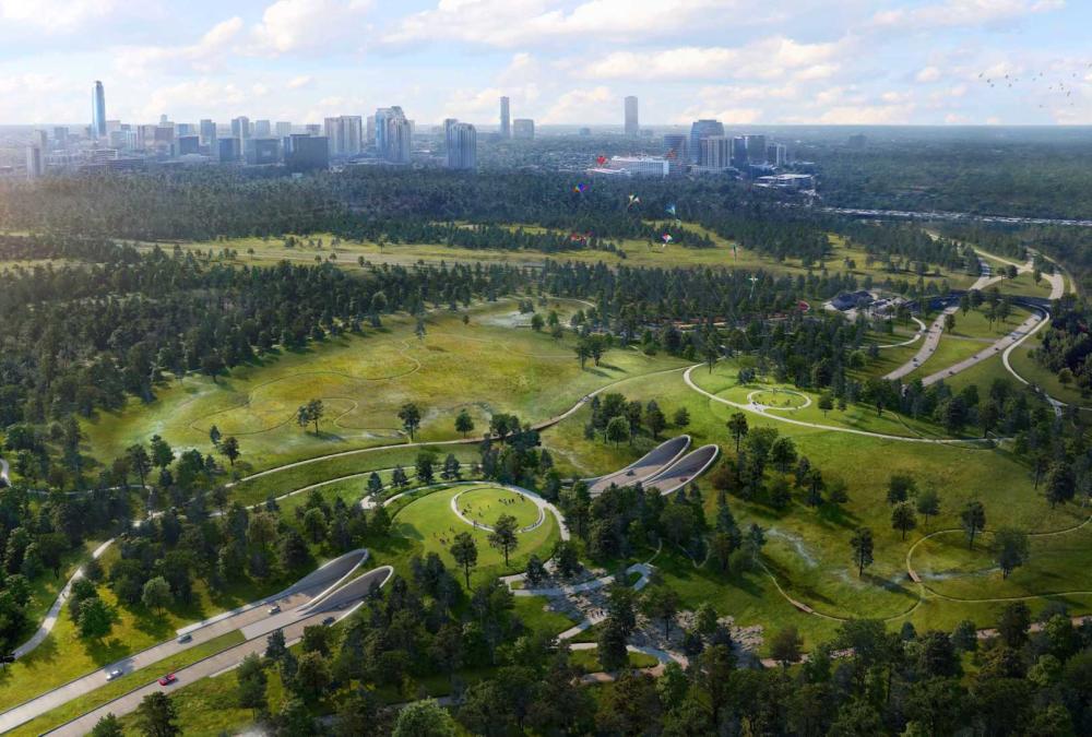 Memorial Park Houston - The Land Bridge and Prairie