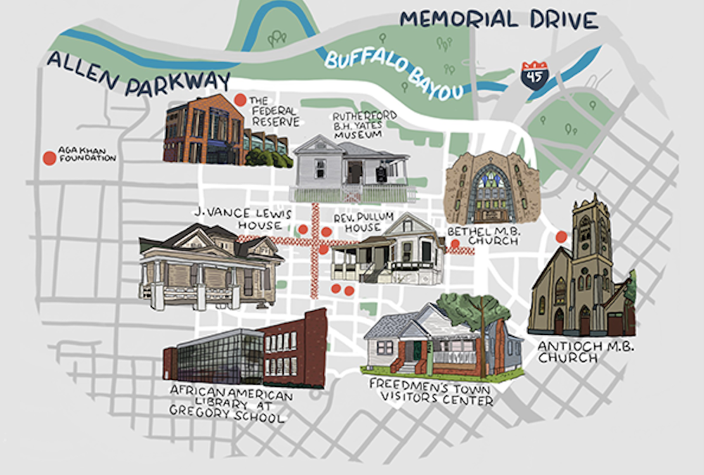 Map Historic Sites in Houston