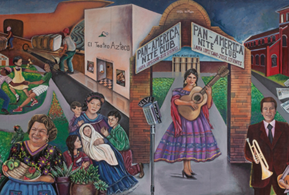 Mural Historia y Cultura Mexicano-Americana en Houston del Siglo XX