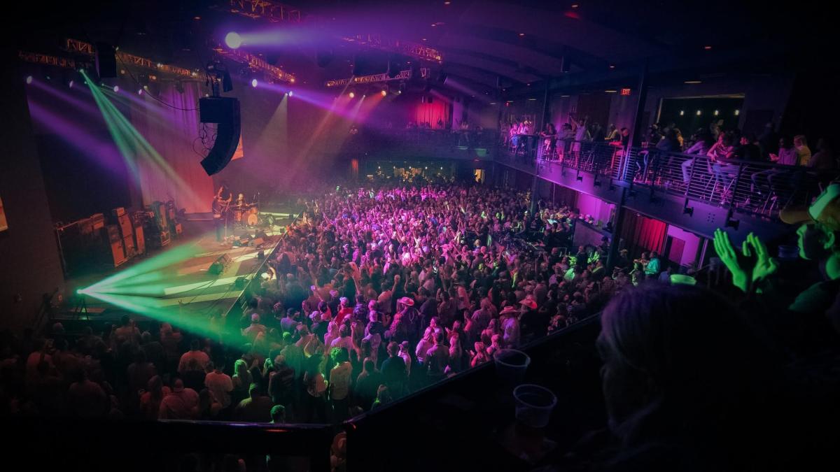 Crowd shot at a show at Mars Music Hall