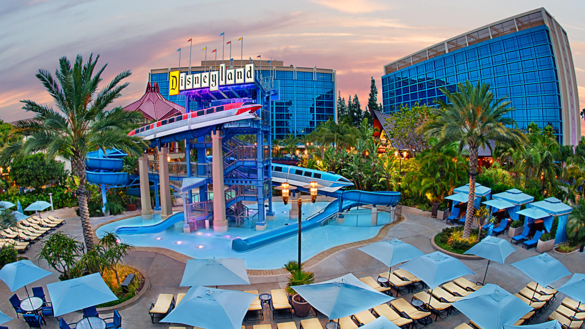 Disneyland Hotel Resort Pool View