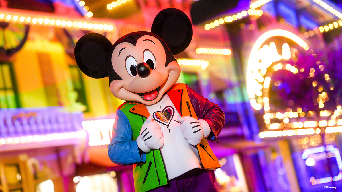 Pride Nite Mickey Disneyland Resort Anaheim