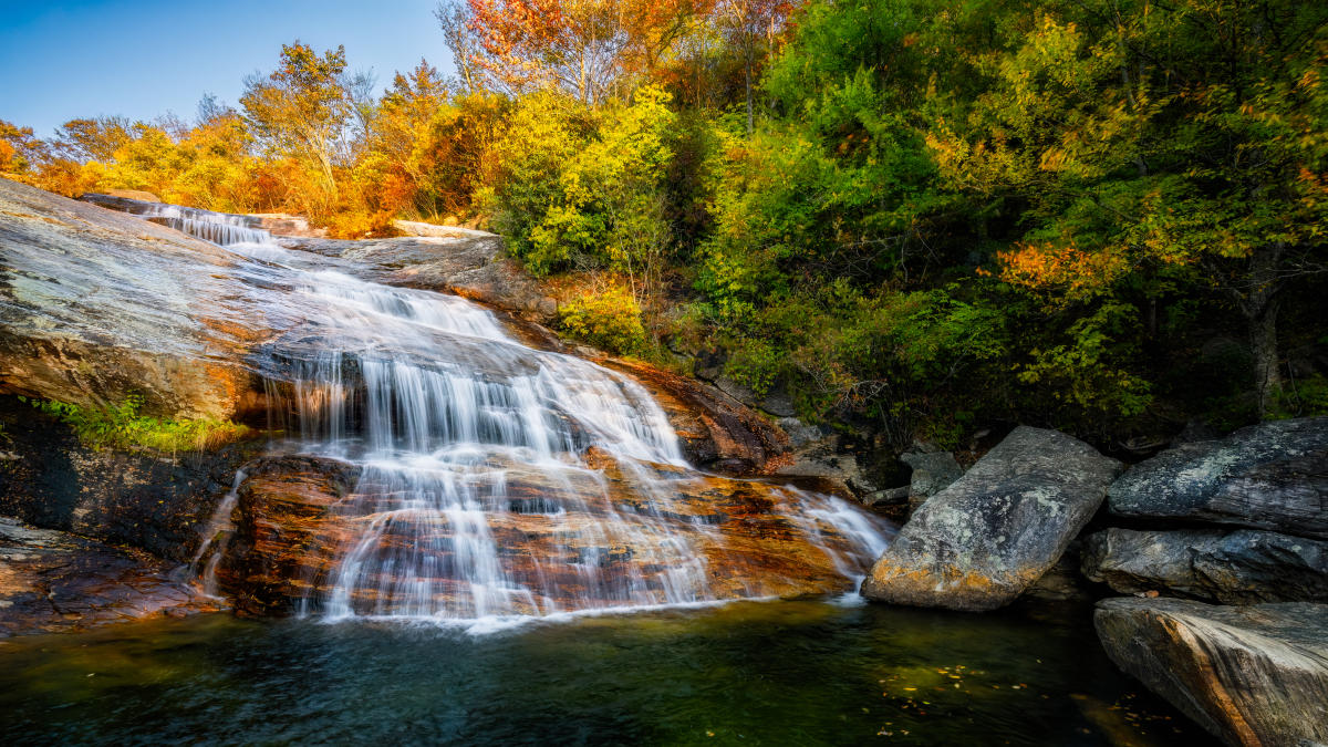 Waterfall in Fall